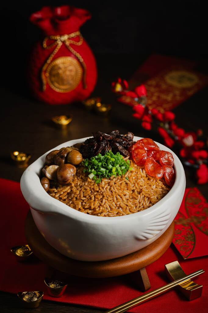 Roasted Chestnut and Chinese Sausage Fragrant Rice